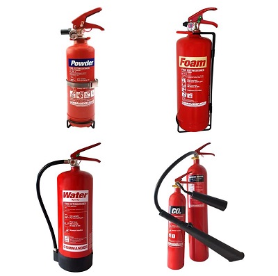 Fire Extinguishers & Blankets - Commander Branded