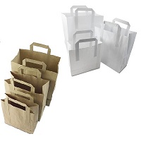 Kraft Paper SOS Block Bottom Bags